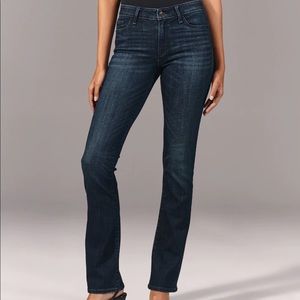 A&F The Bootcut Jean Mid Rise